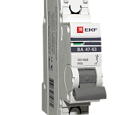 Автоматический выключатель EKF ВА 47-63 1P 4,5kA 10 А