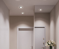 Светильник с подсветкой GX53 DEKOR A прозрачный/хром