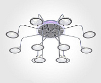 Потолочный светильник 80109/12 хром/синий+фиолетовый spider паук  Потолочный светильник 80109/12 хром/синий+фиолетовый spider паук