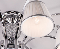Люстра металл 60088/8 с абажурами, хром