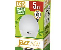 Лампа светодиодная PLED-ECO G45 5w E27 3000K JAZZway