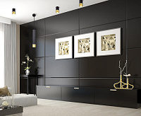 Cветильник потолочный GU10 230V DLN106 черный/золото сн/пр