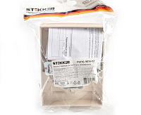 Эрна Розетка 2-ая с/з в сборе слоновая кость PST16-9014-02