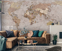 Фотообои DS 3D MAP-018 (DL-001 песок) 4*2,7