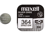 Батарейка SR-621SW MAXELL(364) 1PC 0% Hg