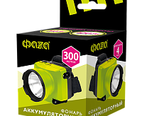 Фонарь ФАZА AccuFH7-L3W (зел.)