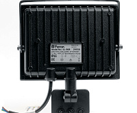 Прожектор светодиодный с датчиком движения 50W 6400K черный IP44 LL-908