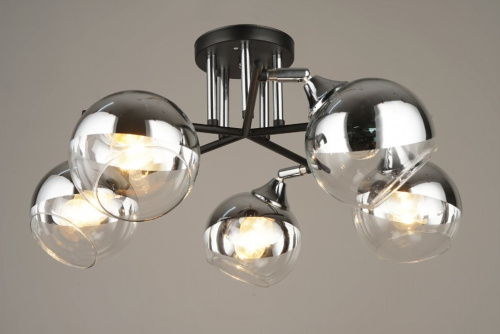 Люстра  4104/5 BK+CR