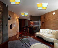 Люстра светодиодная Orbital FP2354 128W белый (Парус)