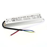 Драйвер BSPS 12V&nbsp;&nbsp;60W 5A IP67 (2г. гар.) LB007 Feron