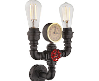 Бра GLOBO 43000W2 E27 2x60W черное золото сн/пр