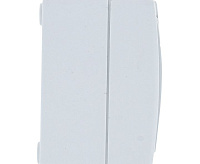 Розетка EKF EVR16-129-10-540 16А 2-местна с заземлением с крышкой 