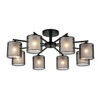 Люстра 07686/8 BLACK