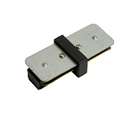 Коннектор прямой для шинопровода черный LD1020 для CAB1007