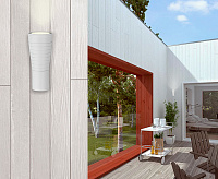 Настенный светодиодный светильник Tube uno белый 1503 TECHNO LED IP54