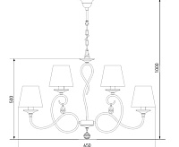 Люстра металл 70068/12 хром