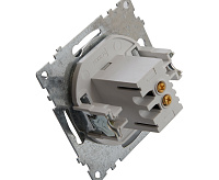 Катрин Розетка USB 2-ая 2.1A серебро GLS10-7115-03