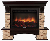 Портал Pietra 26 Sphere камень сланец натуральный шпон темный дуб