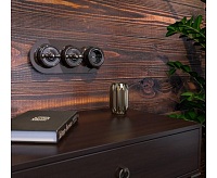 Веркель Переключатель одноклавишный (коричневый) WL18-01-03 сн/пр