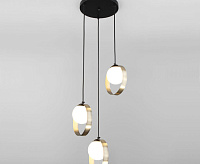 Подвесной светильник 50205/3 черный/бронза сн/пр