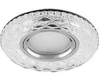 Светильник с подсветкой GU5.3 MR16 CD879 прозрачный сн/пр