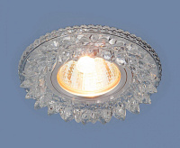 Светильник встраиваемый 2202 MR16 CL прозрачный сн/пр