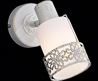 Спот - 20025/1 белый с золотом