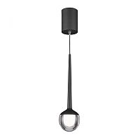 Подвесной LED светильник DLS028 6W 4200K черный сн/пр