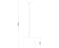 Подвесной светильник A3236SP-1WH  сн/пр