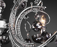 Люстра 10107/8 хром/дымчатый хрусталь Strotskis 