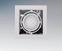 Светильник встраиваемый карданный 214010 CARDANO 16X1 MR16 БЕЛЫЙ сн/пр