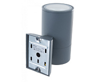 Светильник садово-парковый&nbsp;&nbsp;230V E27 серый IP54 DH0701