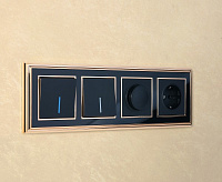 Веркель Диммер (черный,матовый) WL08-DM600