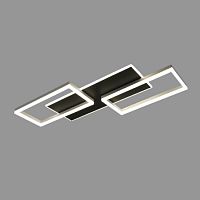 Люстра светодиодная "SOLER" 95W 3S-APP-842х392х70-BLACK/WHITE/WHITE-220-IP20