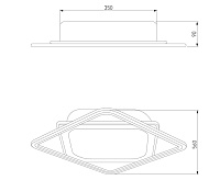 Потолочный светильник 90157/1 белый