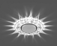 Светильник с подсветкой GX53 CD4024 15W 4000К прозрачный хром