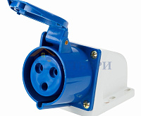 Розетка 123 стационарная 2Р+РЕ 32A 220B IP44 11-8912