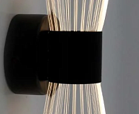 Светильник настенный "DIO" 12W 2Y-ON/OFF-280x80x85-BLACK/CLEAR-220-IP20