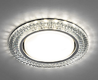 Светильник с подсветкой GX53 CD4033 15W 4000К прозрачный хром сн/пр