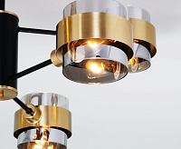 Люстра 70127/6 черный/дымчатый