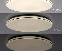 Накладной светильник "VEGA" 60W R-STEP/DIM-480x65-/WHITE/WHITE-220V-IP44