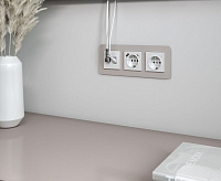 Веркель Розетка TV + Ethernet RJ-45 (белый) W1181301