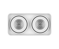 Светильник потолочный MONOCCO, на 2 лампы GU10&nbsp;&nbsp;БЕЛЫЙ 212526