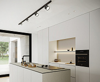 Светильник трековый  под лампу GX53 черный AL125