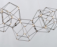 Подвесной светильник 90168/5 черный жемчуг