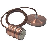 Декоративный патрон на подвесе GAUSS Красная медь E27 1M 021-009-0001 сн/пр