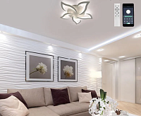 Люстра светодиодная "LORELEA" 60W R-RC-600-107-CHROME/CLEAR-220 IP20 IP20