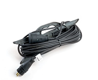 Удлинитель на рамке 1-местный с/з 3*1,5 20м черный PRF22-31-20