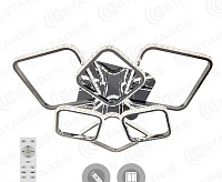 Люстра светодиодная "PRINCE" 144W 6S-646х618х135-CHROME/CRYSTALL-220-IP20