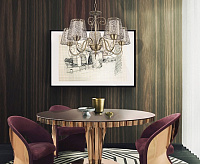 Люстра 671/5S Antique Brass Escada